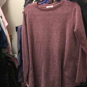 Light Red sweater with pockets size L